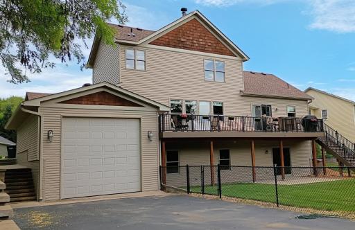 31x17 extra heated garage with 14' ceilings and tall overhead door!!