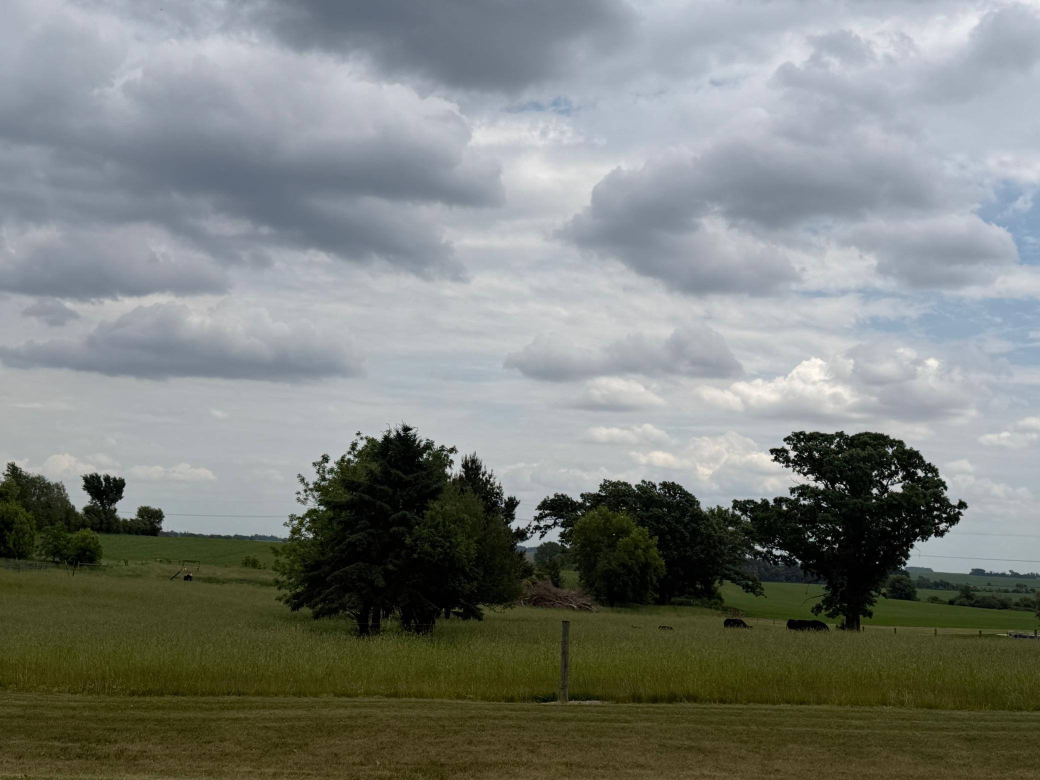Country views for miles!
