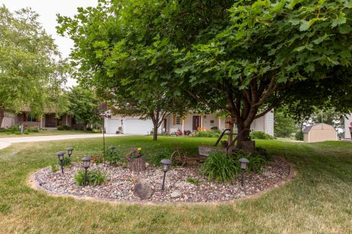 Beautiful landscaping adds to the curb appeal