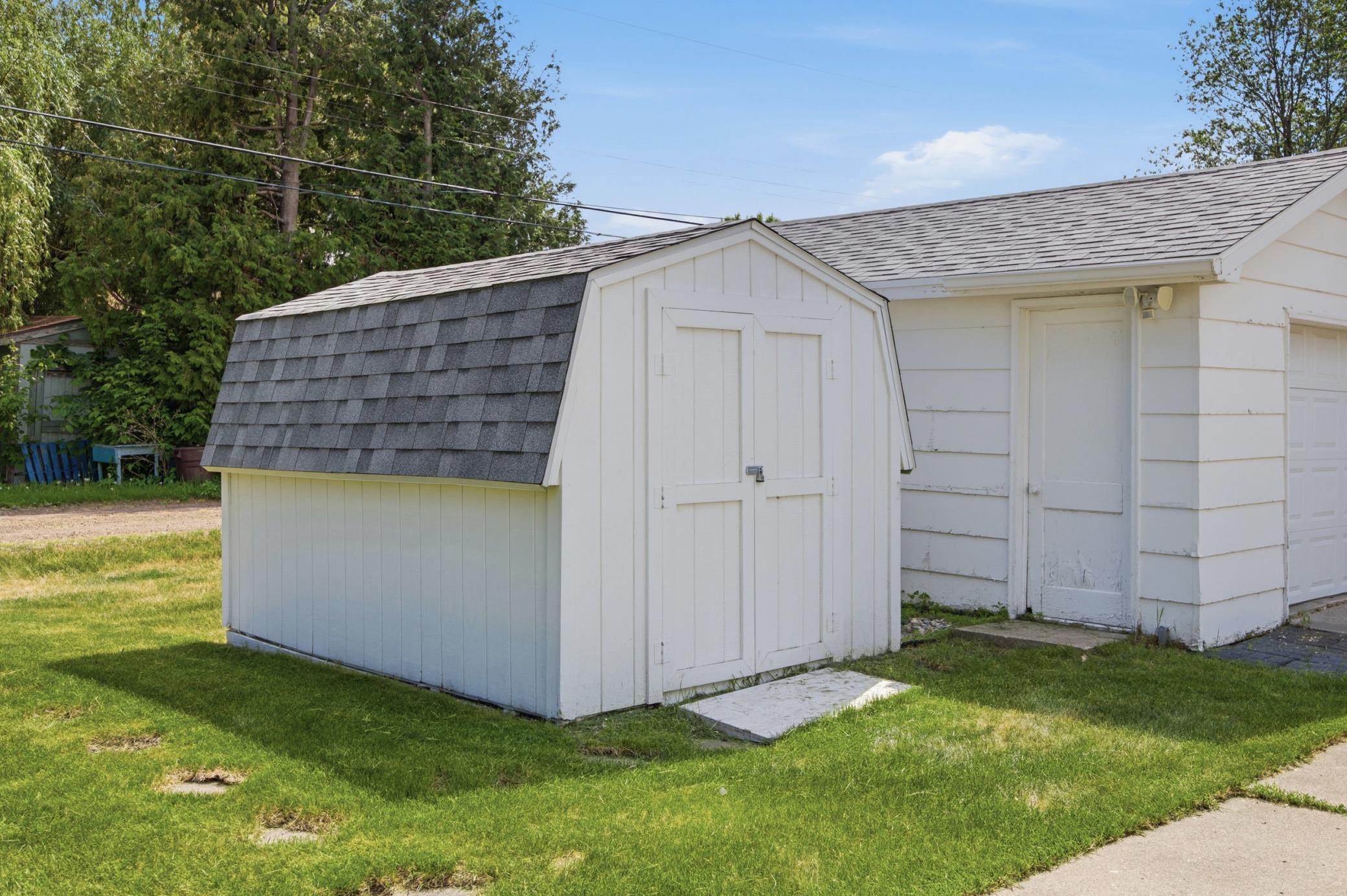Backyard shed