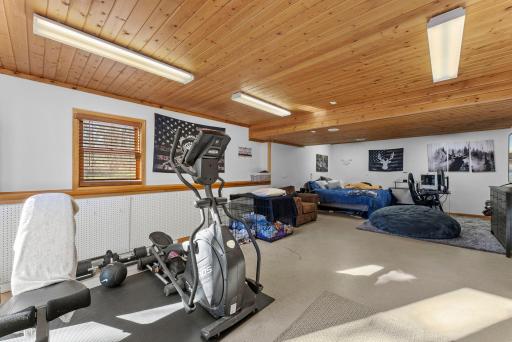Flexible space that works for workouts, hobbies, or whatever fits your routine.