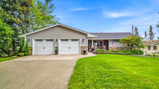 Very attractive front entrance with renovated curb appeal.