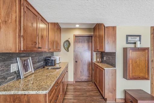 Lower level wet bar