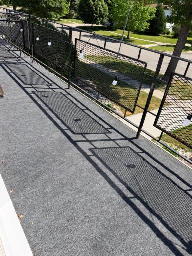 New carpet on balcony
