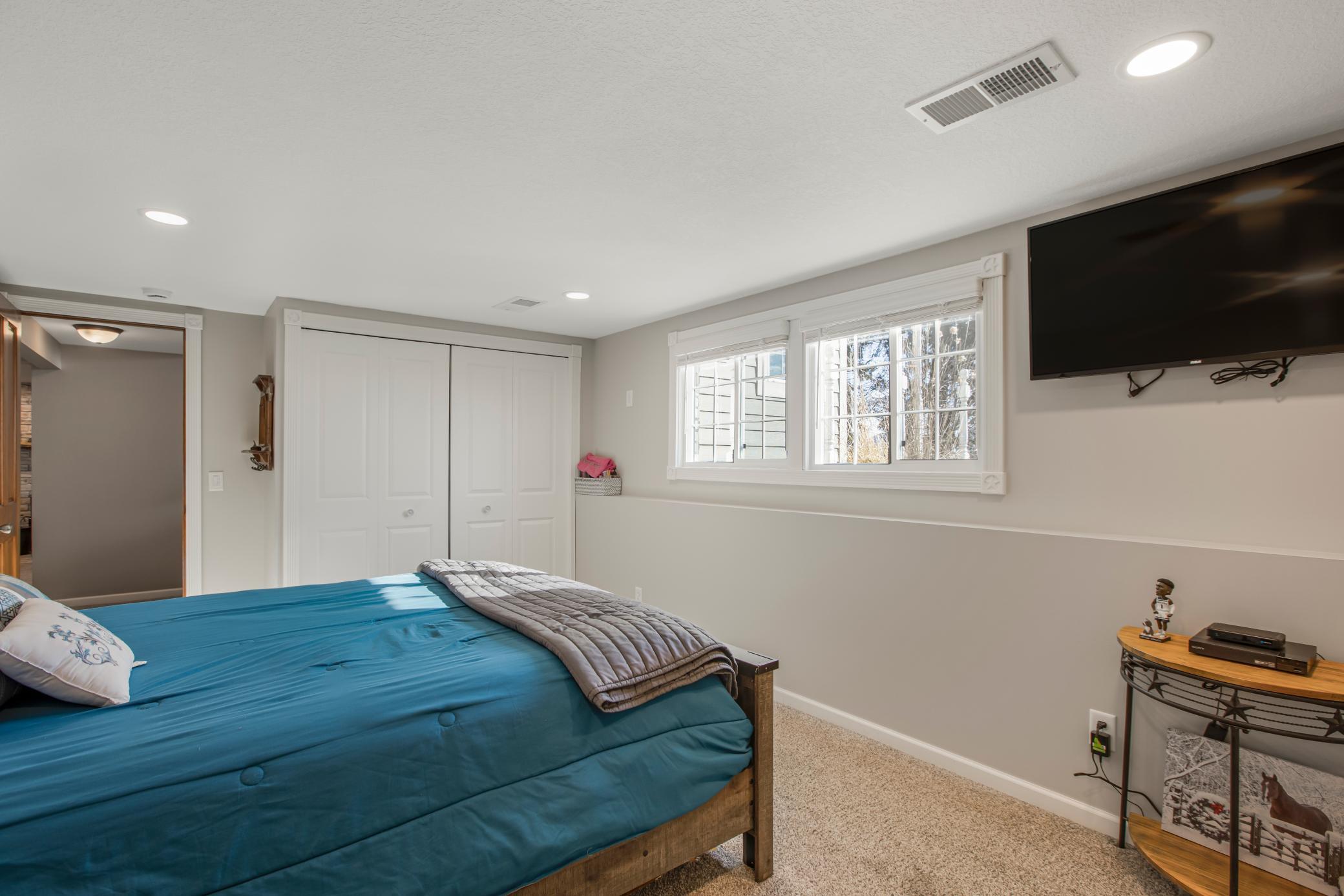 3rd bedroom in the lower level
