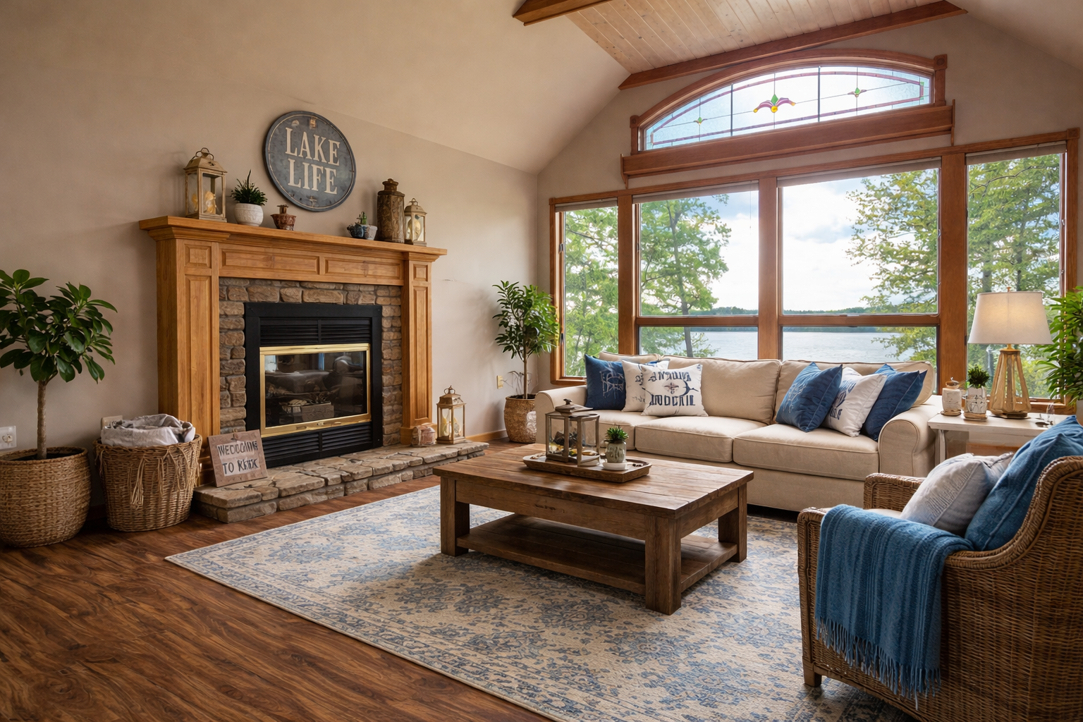 Living Room Virtually Staged