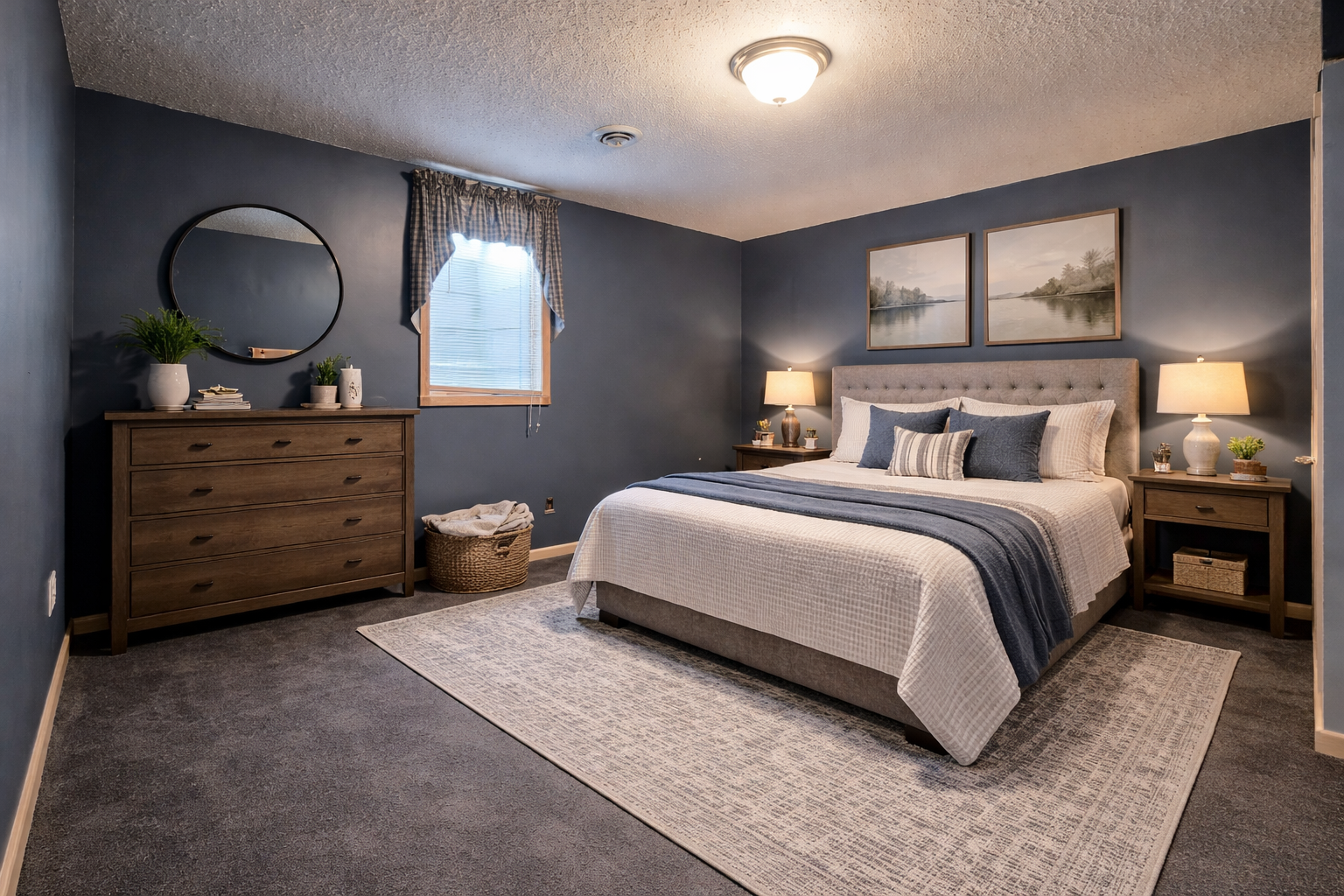Lower Level Bedroom 2 Virtually Staged