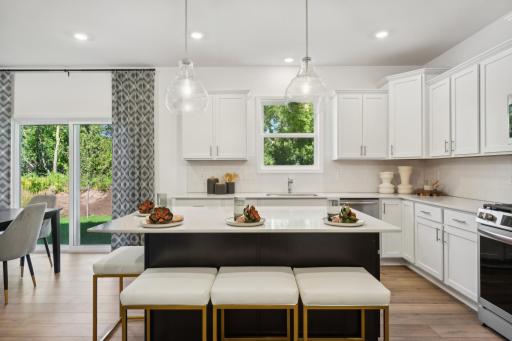 All kitchens are equipped with stylish and high-end finishes