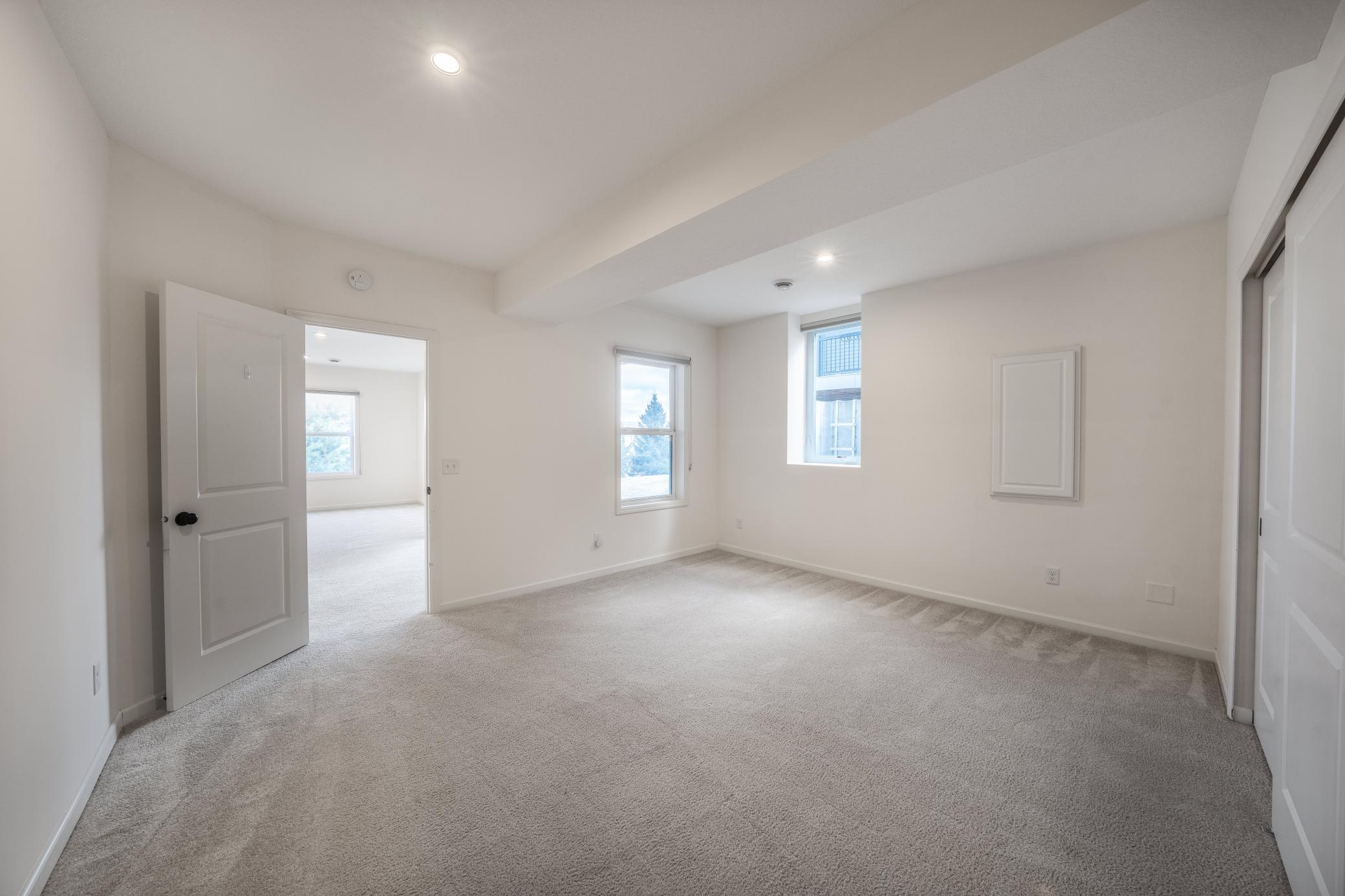 Large third bedroom in lower level.
