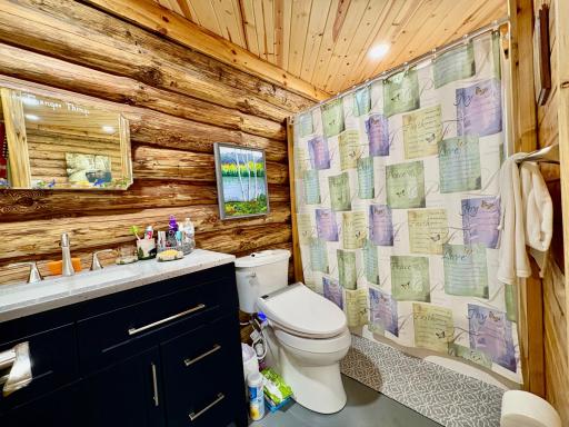 Full bath with bidet toilet