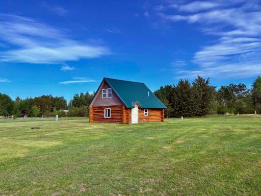 Log cabin on Logan Rd