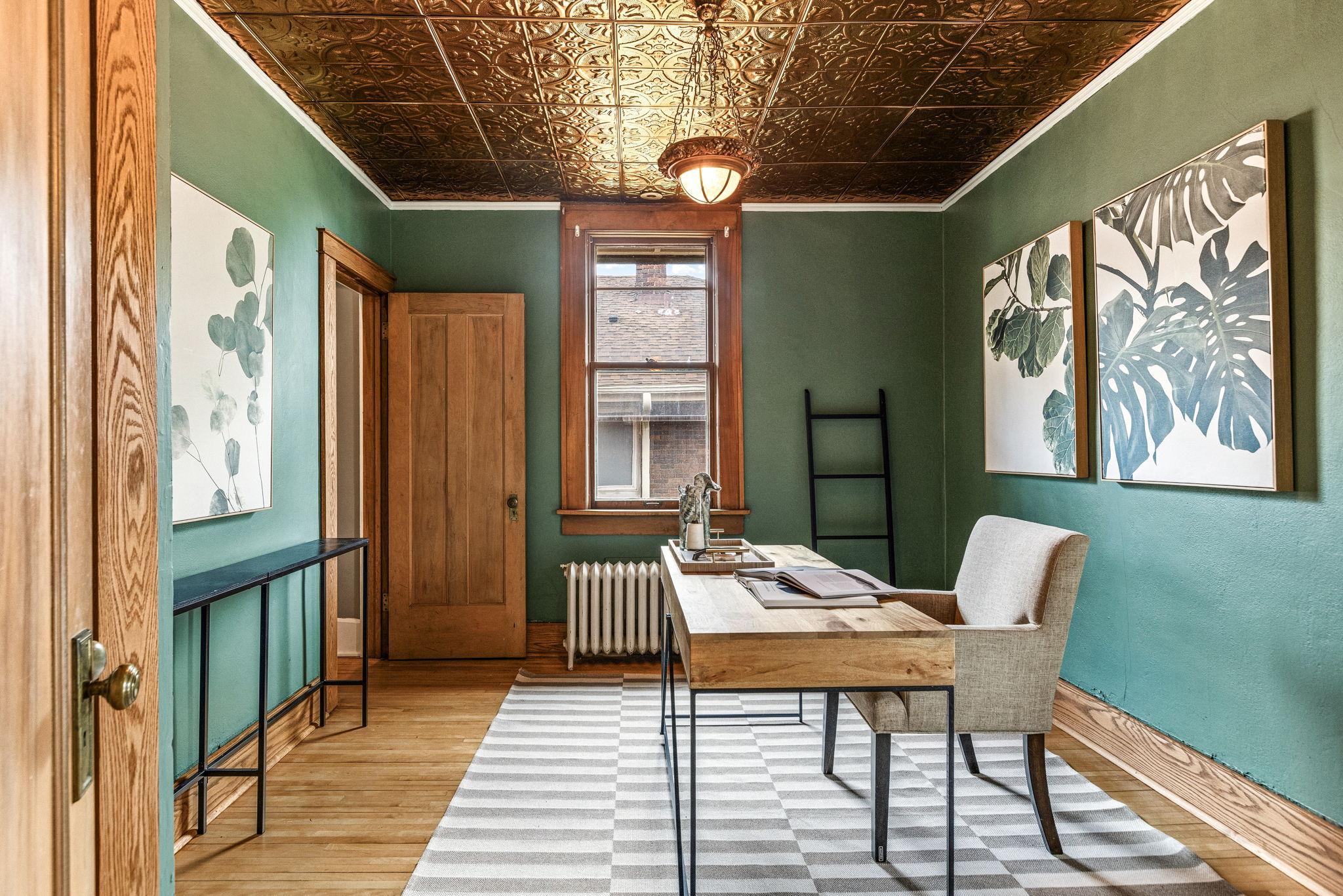 Pass through office space with access to upper patio