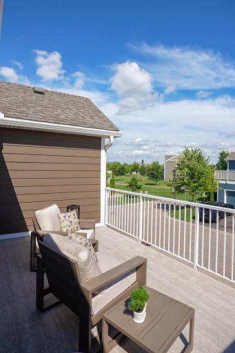 Walk out to the rooftop deck w/ upgraded Dura Deck flooring (recently added for $10K).