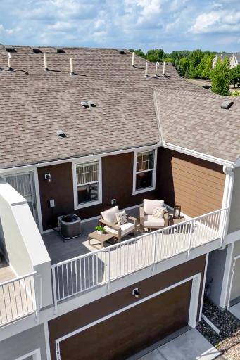 Walk out to the rooftop deck w/ upgraded Dura Deck flooring (recently added for $10K).