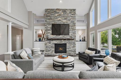 Geothermal in floor heat (12 zones) and cooling throughout the home.
