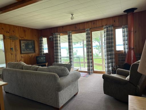 Living area offers views of the lake!