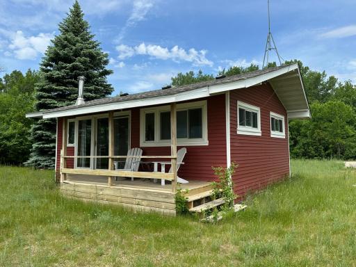 North/East side of the cabin