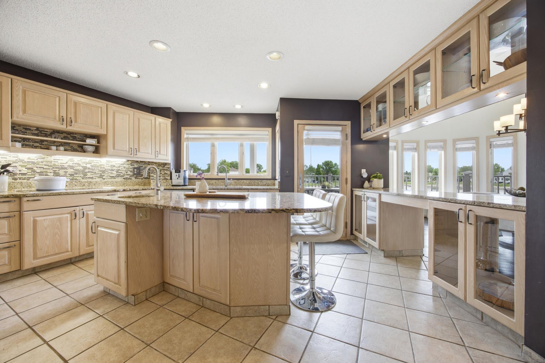 Kitchen- Access to Covered Deck