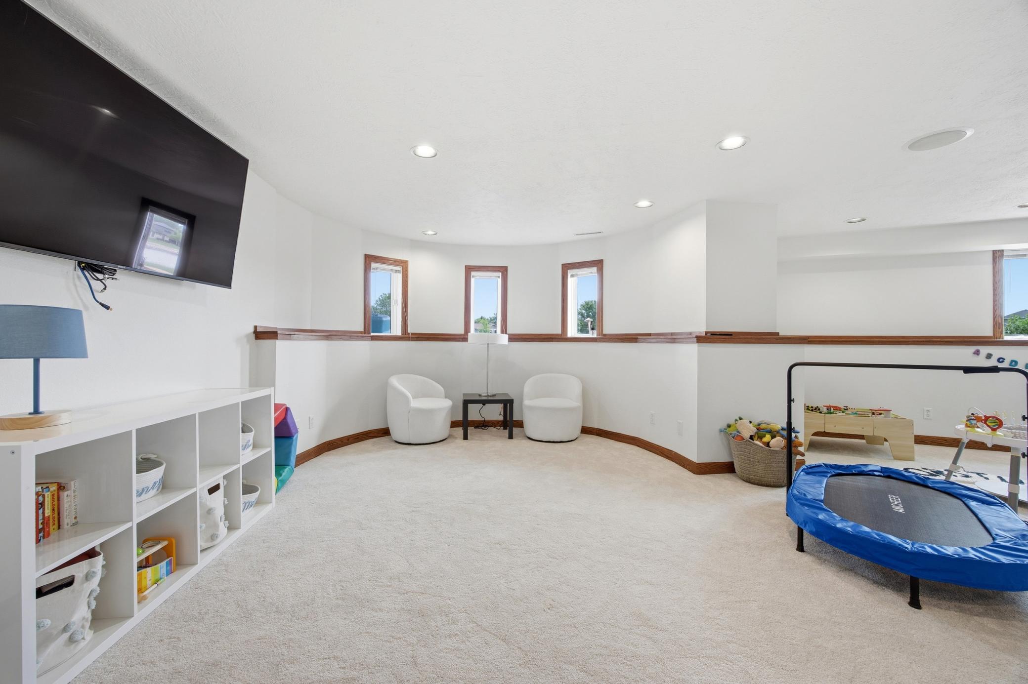 Lower Level Living Room - Daylight Basement