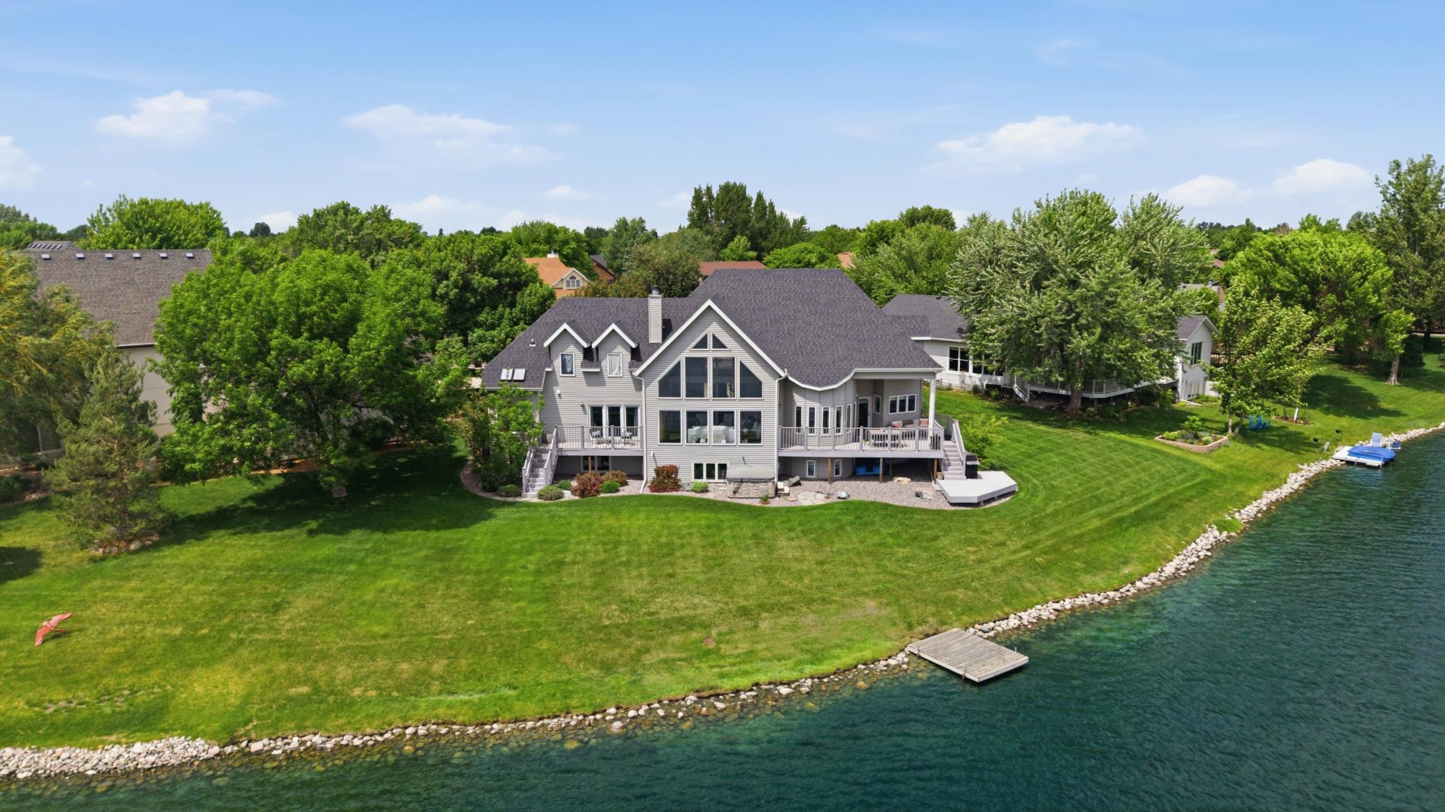 Aerial View Back of Home