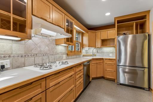 Gourmet kitchen designed and built by North Star Kitchen.