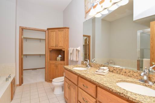 Lovely Tile & Warm Granite-Timeless Decor Tones!