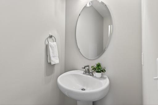 Main floor half bath