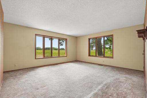 This large living room in the original part of the house has great views to the south and west. This could be converted to a third bedroom, if needed.