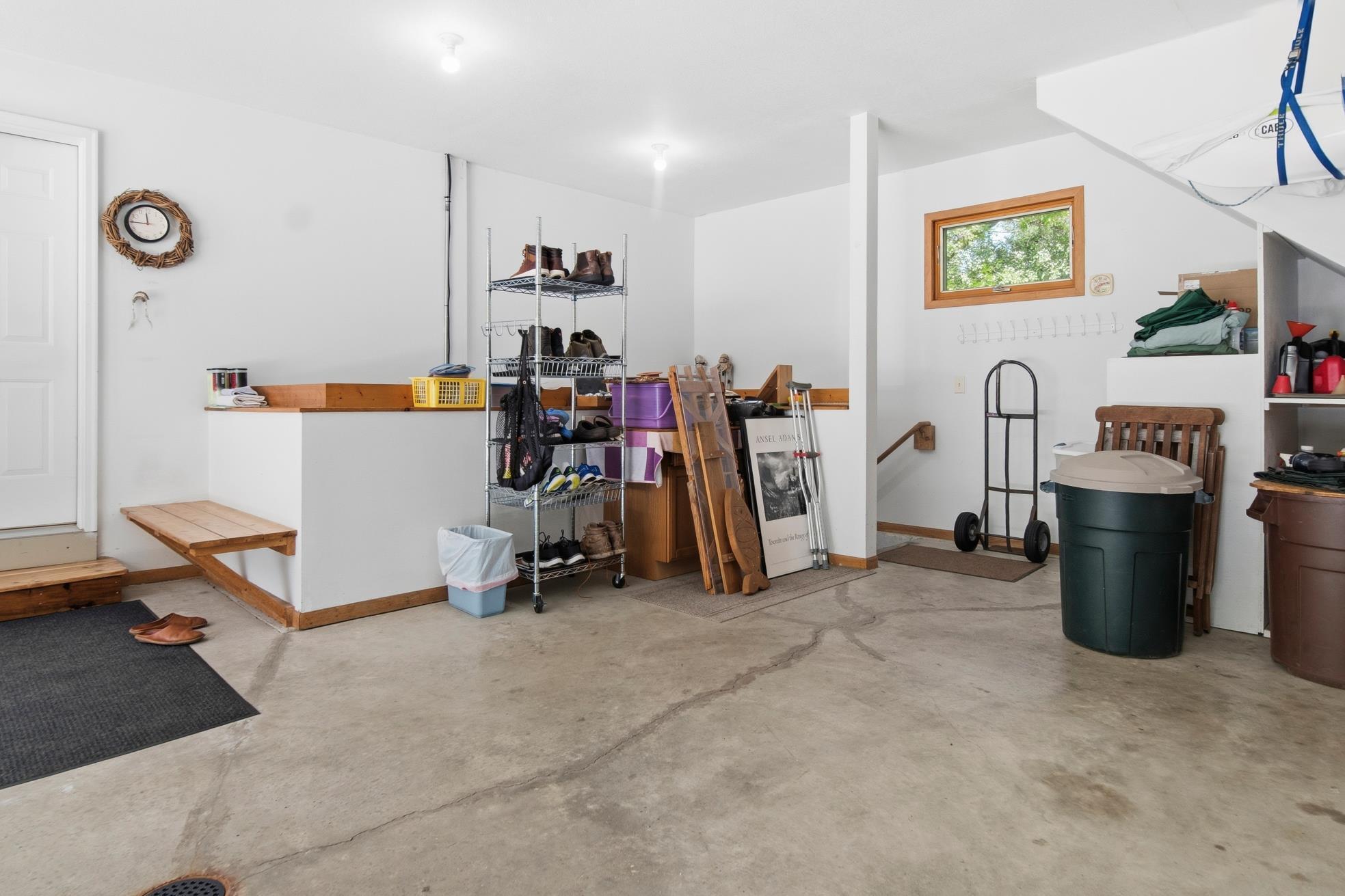 Steps to Lower Walkout Level from Garage