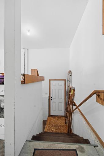 Steps for the Huge Garage to the Walkout Lower Level