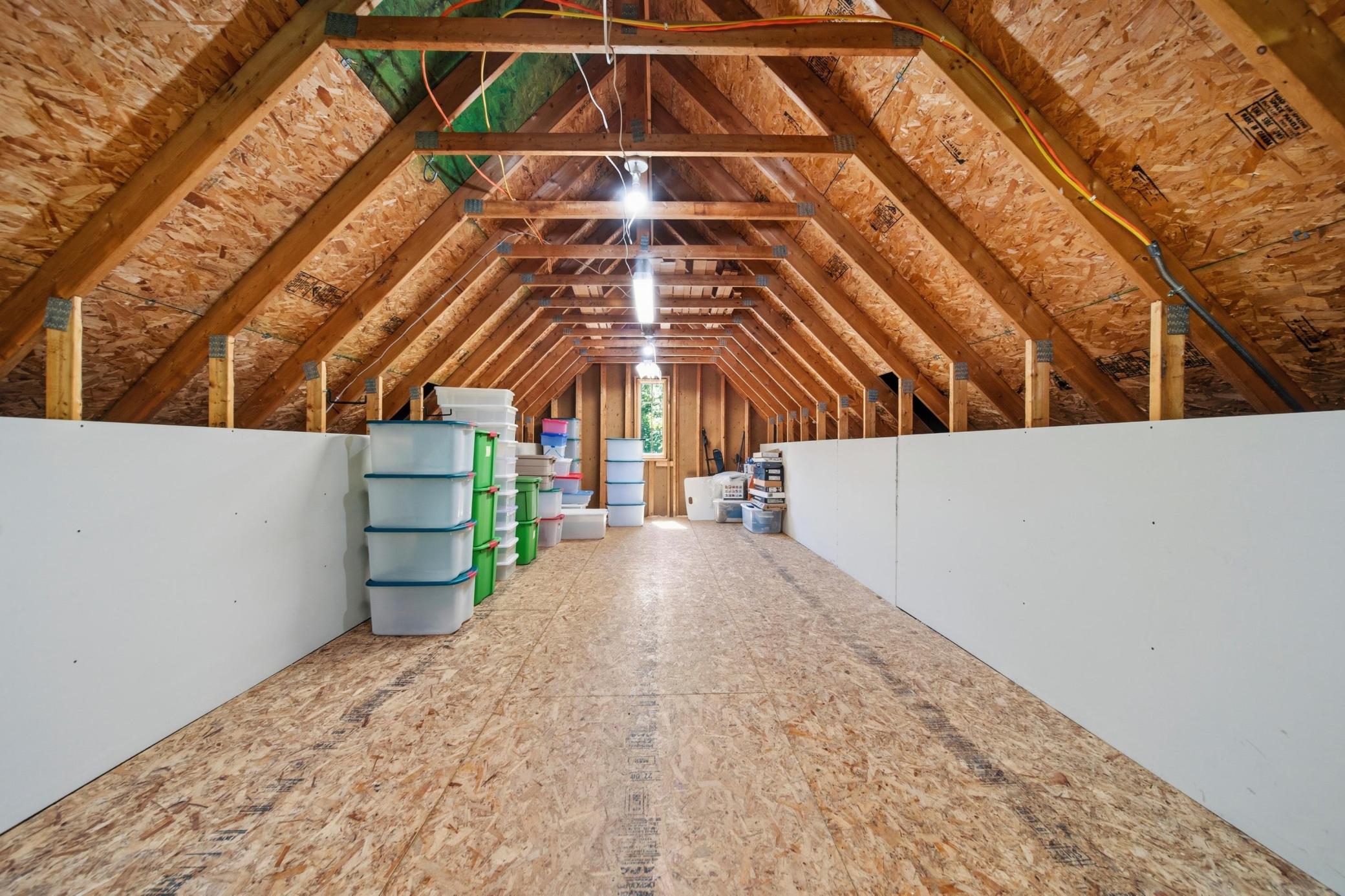Storage Area above the HUGE Garage