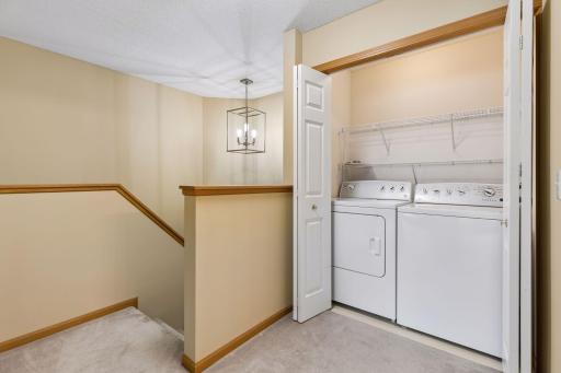 LAUNDRY FULL SIZE WASHER AND DRYER LOCATED ON 2ND LEVEL