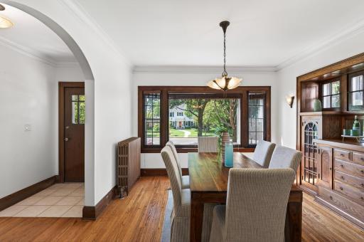 Formal dining room designed for gatherings, celebrations, and everyday meals.
