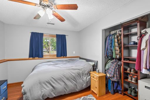 Another view. Closet doors are stored on property.