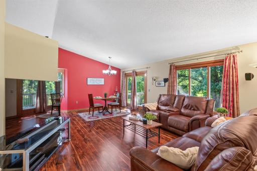 Home is bright and has southern exposure, access to deck for ease of grilling.
