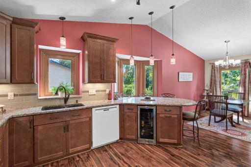 Another view with lots of windows, dining space!