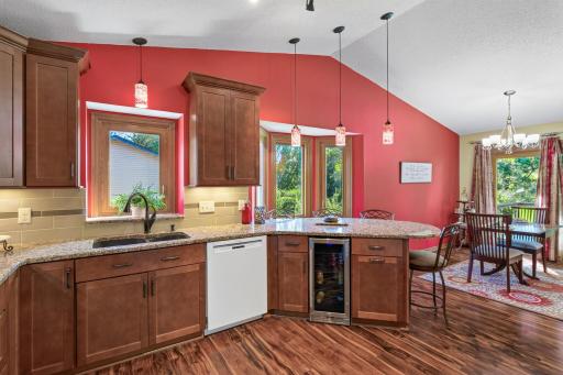 Another view with lots of windows, dining space!