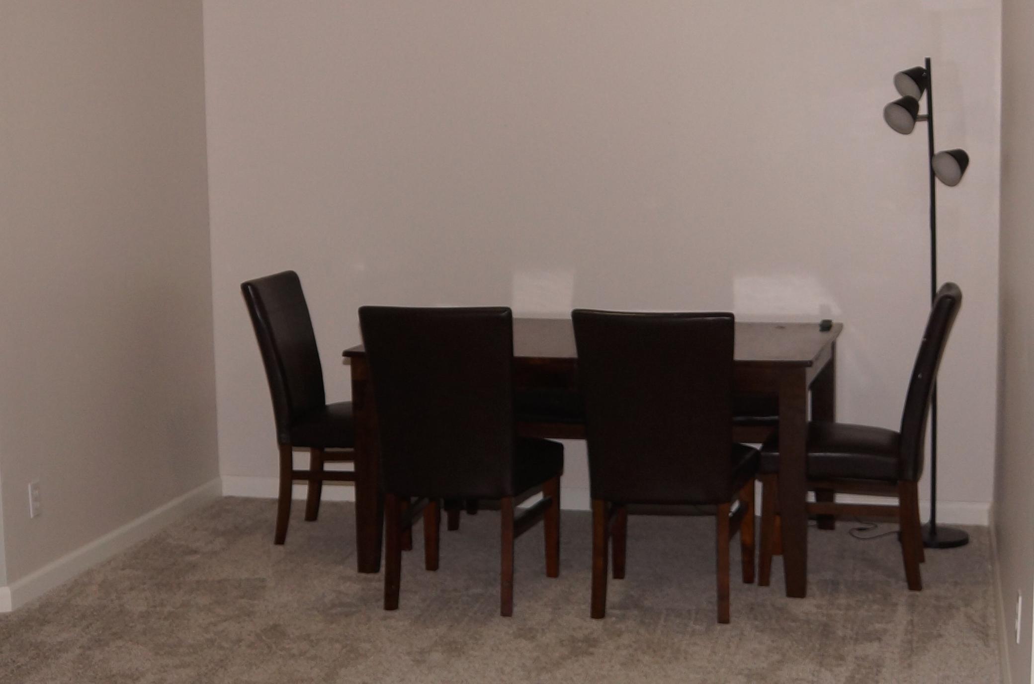 There is an area to the back of family room that was previously set as office. Could easily be game table area. Separate measurement in listing as lower level office.