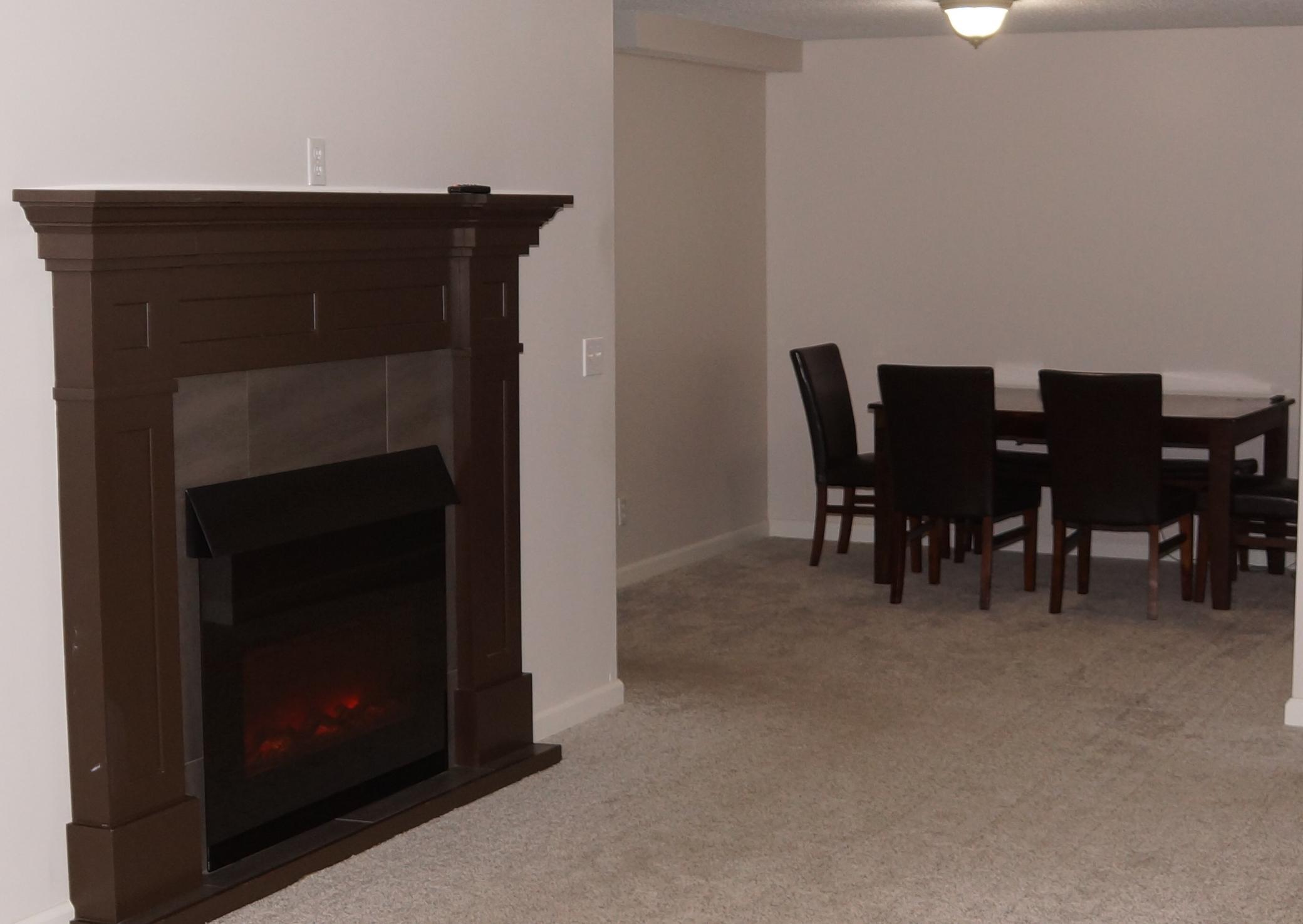 There is an area to the back of family room that was previously set as office. Could easily be game table area. Separate measurement in listing as lower level office.