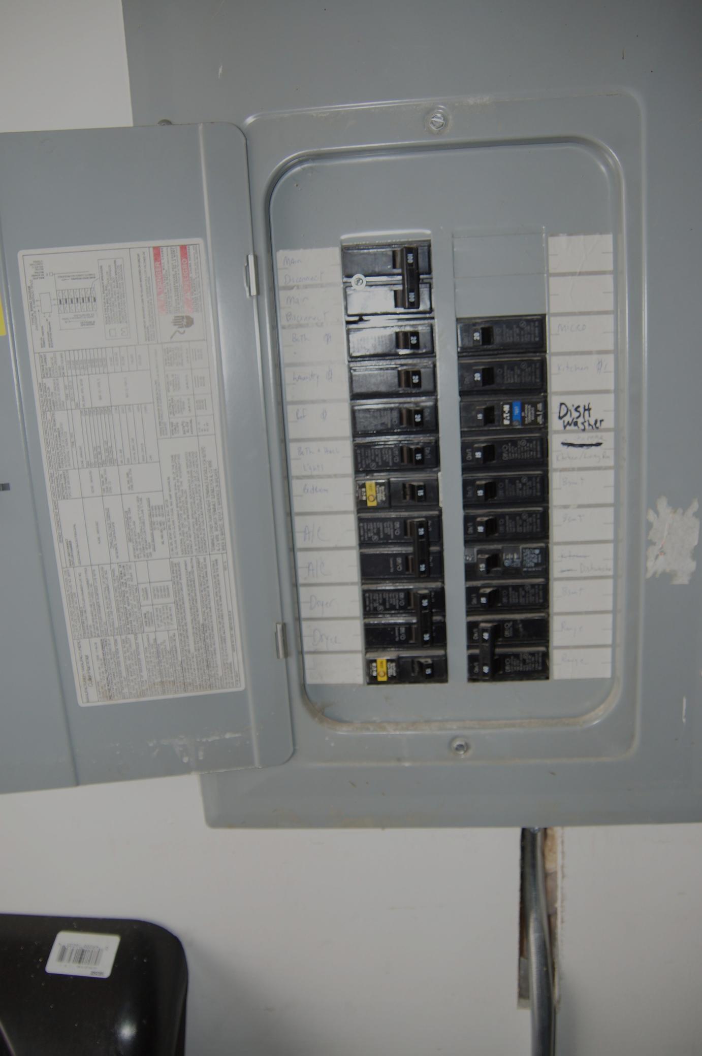 100 Amp circuit breaker box