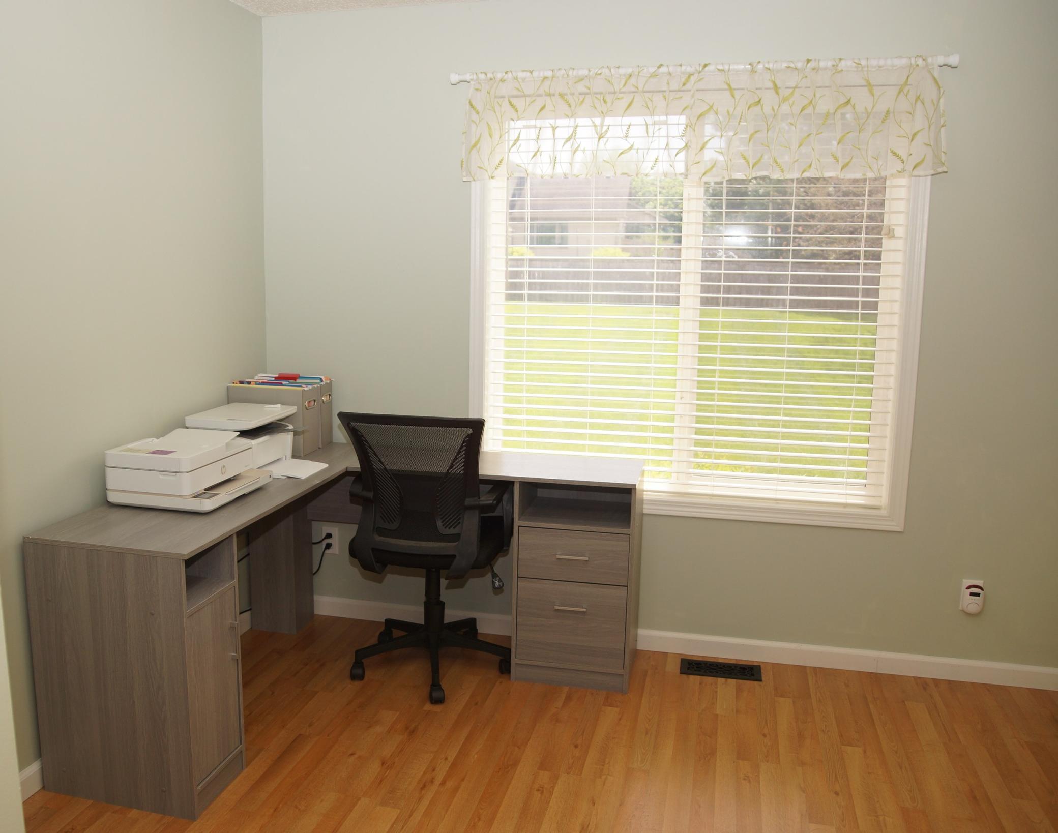 Second Bedroom/Office overlooks green space!