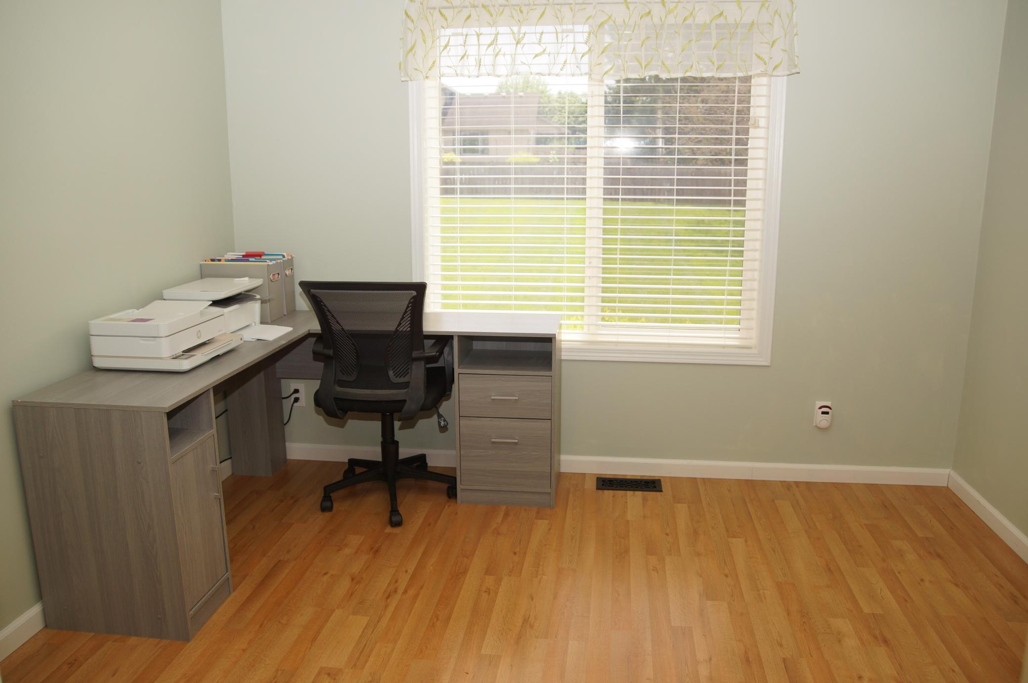 Second Bedroom/Office overlooks green space!