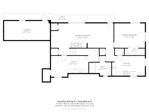 Lower Level Floor Plan