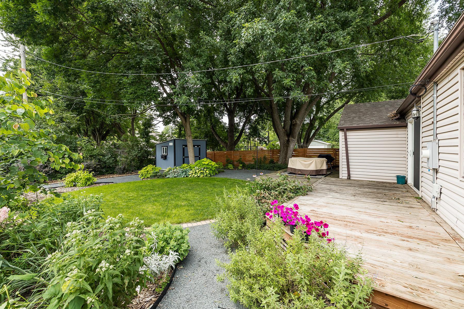 Gorgeous backyard landscaping