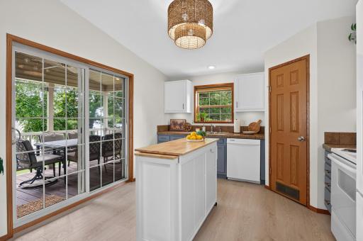 Easy access to the porch for seamless indoor-outdoor living.