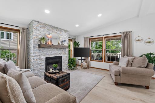 Inside, you'll find neutral tones, abundant natural light, and eco-resilient luxury vinyl plank flooring installed throughout in 2023.