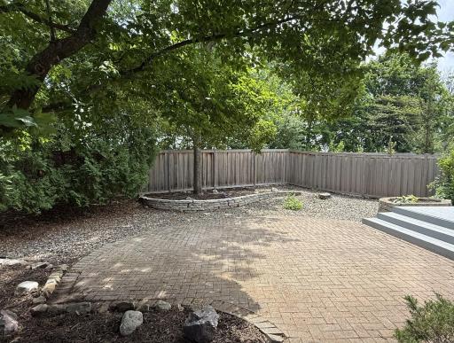 Backyard patio