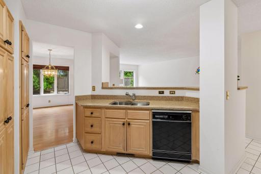 Kitchen open to Familyroom