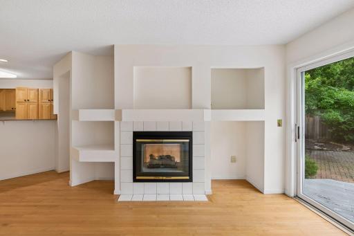 Built-in shelving
