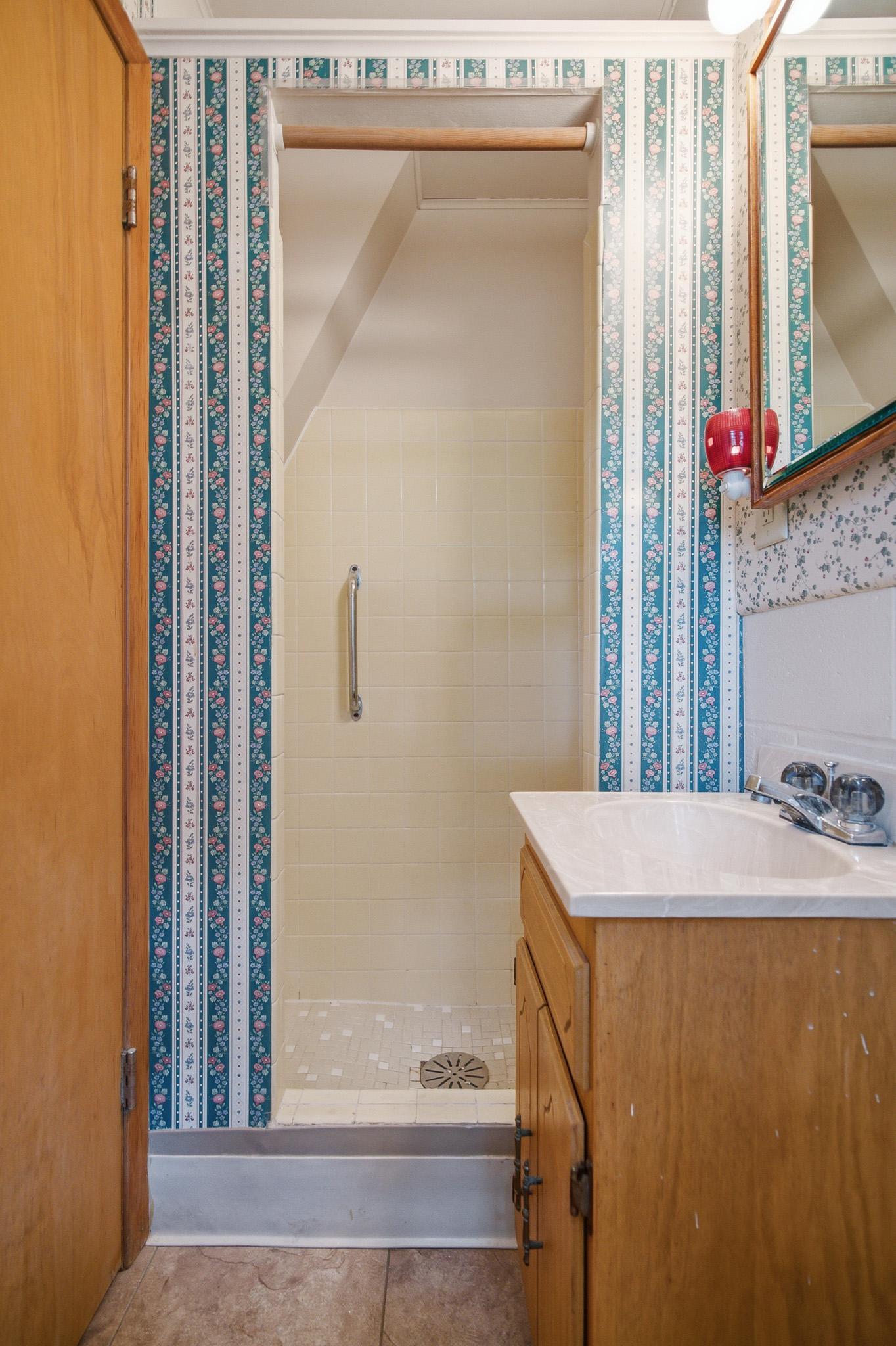 basement 3/4 bath
